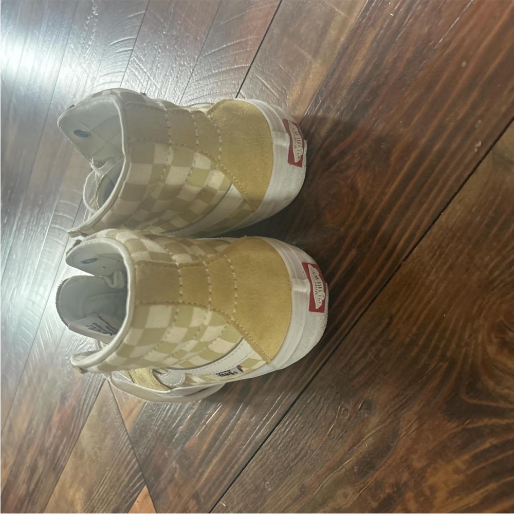 Vans Pro Yellow and White High-Tops - Picture 3 of 4